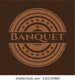 Banquet wooden emblem