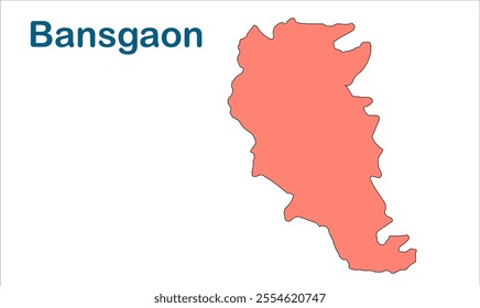 Bansgaon subdivision map, Gorakhpur District, Uttar Pradesh State, Republic of India, Government of  Uttar Pradesh, Indian territory, Eastern India, politics, village, tourism