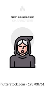 The banshee avatars, Element, Character Design. Crazy and Fantasy Future World Topic. Realistic, Cartoon, Fantastic, Sci-fi Style