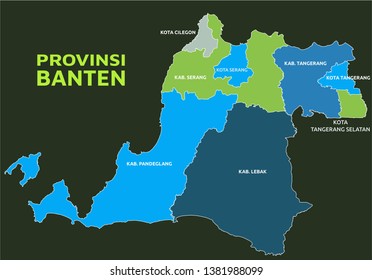 Banten Map Images, Stock Photos & Vectors 