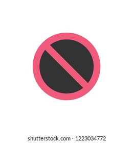 ban,warning,no entry icon