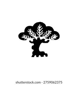 A banyan tree design symbolizes strength, longevity, and deep roots. Its wide canopy and intricate root system create a powerful visual of growth and connection. Ideal for logos, illustrations, and branding, it represents nature, wisdom, and stability while adding an organic, timeless aesthetic to creative projects.