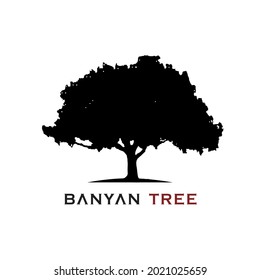 Banyan Tree Service  Residential Landscape Vintage Logo Design