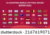 world cup flags