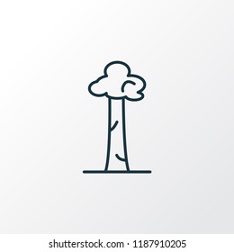 Baobab icon line symbol. Premium quality isolated marula element in trendy style.