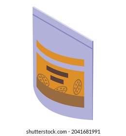 Baobab powder icon isometric vector. African tree leaf. Baobab seed