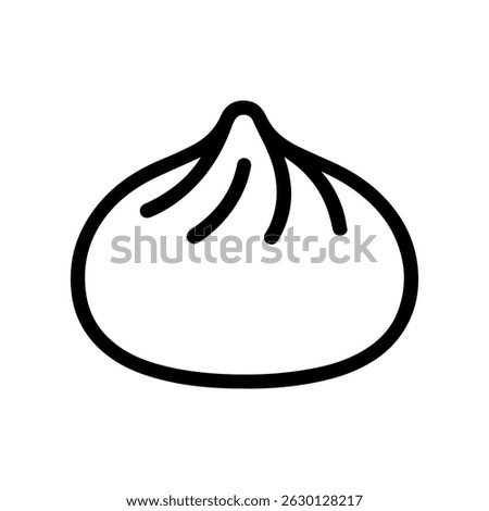 baozi icon on white background vector
Vector chinese food icon
