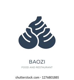 baozi icon vector on white background, baozi trendy filled icons from Food and restaurant collection, baozi vector illustration