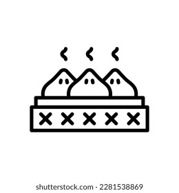 baozi icon for your website design, logo, app, UI.