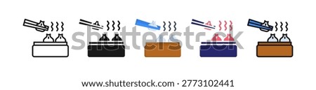 Baozi Multiple Style Icon Set Collection..