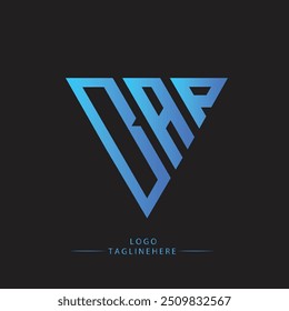 BAP carta logotipo criativo design, BAP logotipo simples e moderno e BRA design exclusivo. BAP design de alfabeto luxuoso