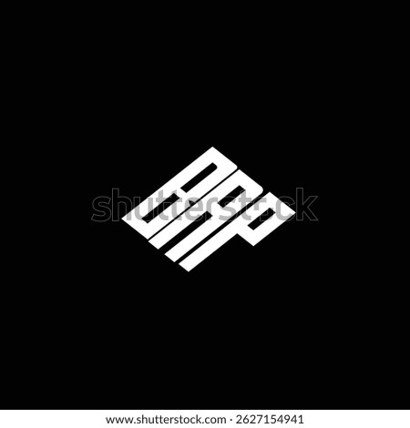 BAP letter logo design on black background.  
BAP letter business logo design. 
BAP creative initials letter logo concept.