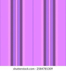 Baper textile fabric pattern, swatch vector background vertical. Choose stripe seamless texture lines in purple and magenta colors palette.