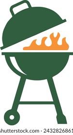 bar b q grill vector icon