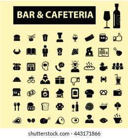 bar, cafe, cafeteria, pub icons