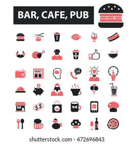 Bar, Café, Cafeteria, Pub-Symbole