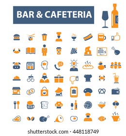 bar, cafe, pub icons
