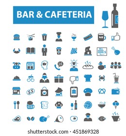 bar, cafe, pub icons