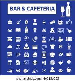 bar, cafe, pub icons