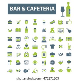 bar, cafe, pub icons