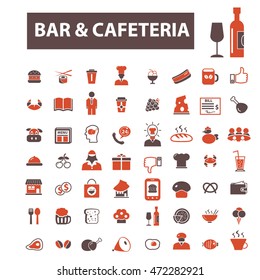 bar, café, iconos de pub