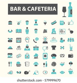 bar, cafe, pub icons