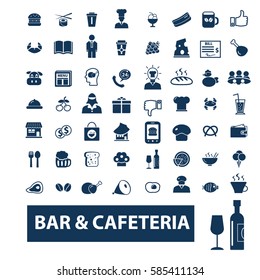 bar, cafe, pub icons