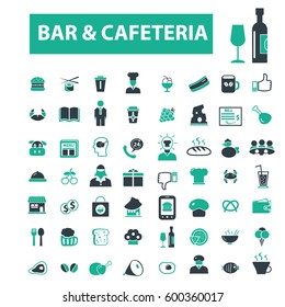 bar, cafe, pub icons