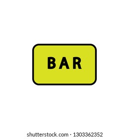 Bar, casino. Element of Casino icon for mobile concept and web apps. Detailed Bar, casino can be used for web and mobile