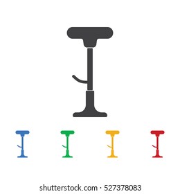Bar chair icon. Furniture icons universal set for web and mobile