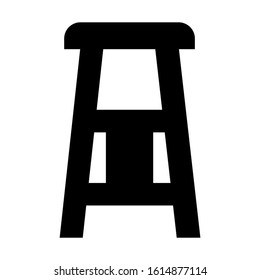 bar chair icon isolated sign symbol vector illustration - high quality black style vector icons
