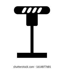 bar chair icon isolated sign symbol vector illustration - high quality black style vector icons
