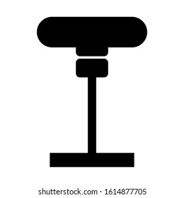 bar chair icon isolated sign symbol vector illustration - high quality black style vector icons
