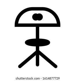 bar chair icon isolated sign symbol vector illustration - high quality black style vector icons
