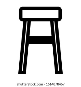 bar chair icon isolated sign symbol vector illustration - high quality black style vector icons
