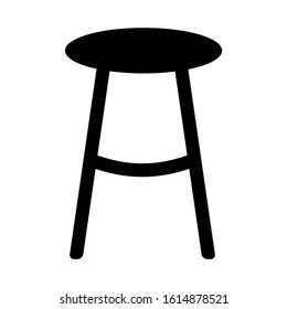 bar chair icon isolated sign symbol vector illustration - high quality black style vector icons
