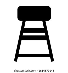 bar chair icon isolated sign symbol vector illustration - high quality black style vector icons
