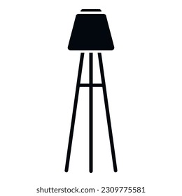 Bar chair icon simple vector. Interior furniture. Travel design