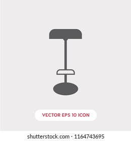 Bar chair vector icon