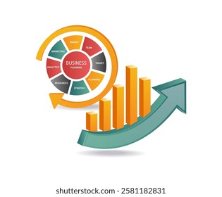 Bar chart analysis business management
