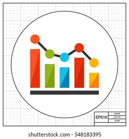 Bar Chart as Analytics Concept Icon