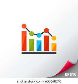 Bar Chart as Analytics Concept Icon