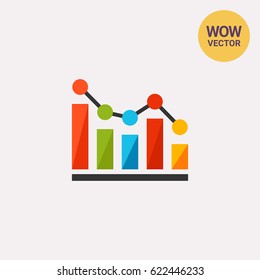 Bar Chart as Analytics Concept Icon