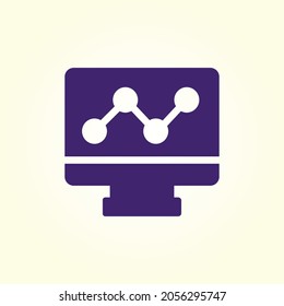 Bar Chart Analytics vector icon design. Analysis sign vector icon, business and financial analysis icon.
