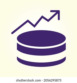 Bar Chart Analytics vector icon design. Analysis sign vector icon, business and financial analysis icon.