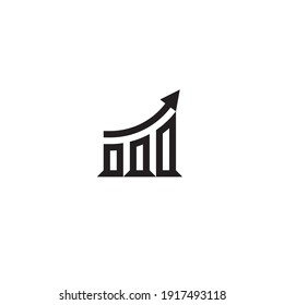 Diseño de icono o gráfico de barras
