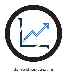 Bar or chart diagram icon