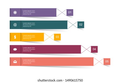 Bar Chart Graph Diagram Statistical Business Infographic Illustration