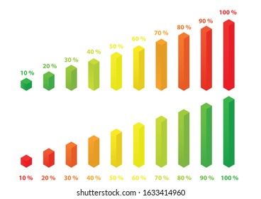Bar Chart Graph Diagram Statistical Business Infographic Illustration