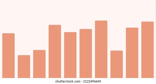 Bar Chart Graph Diagram Statistical Business Infographic Illustration